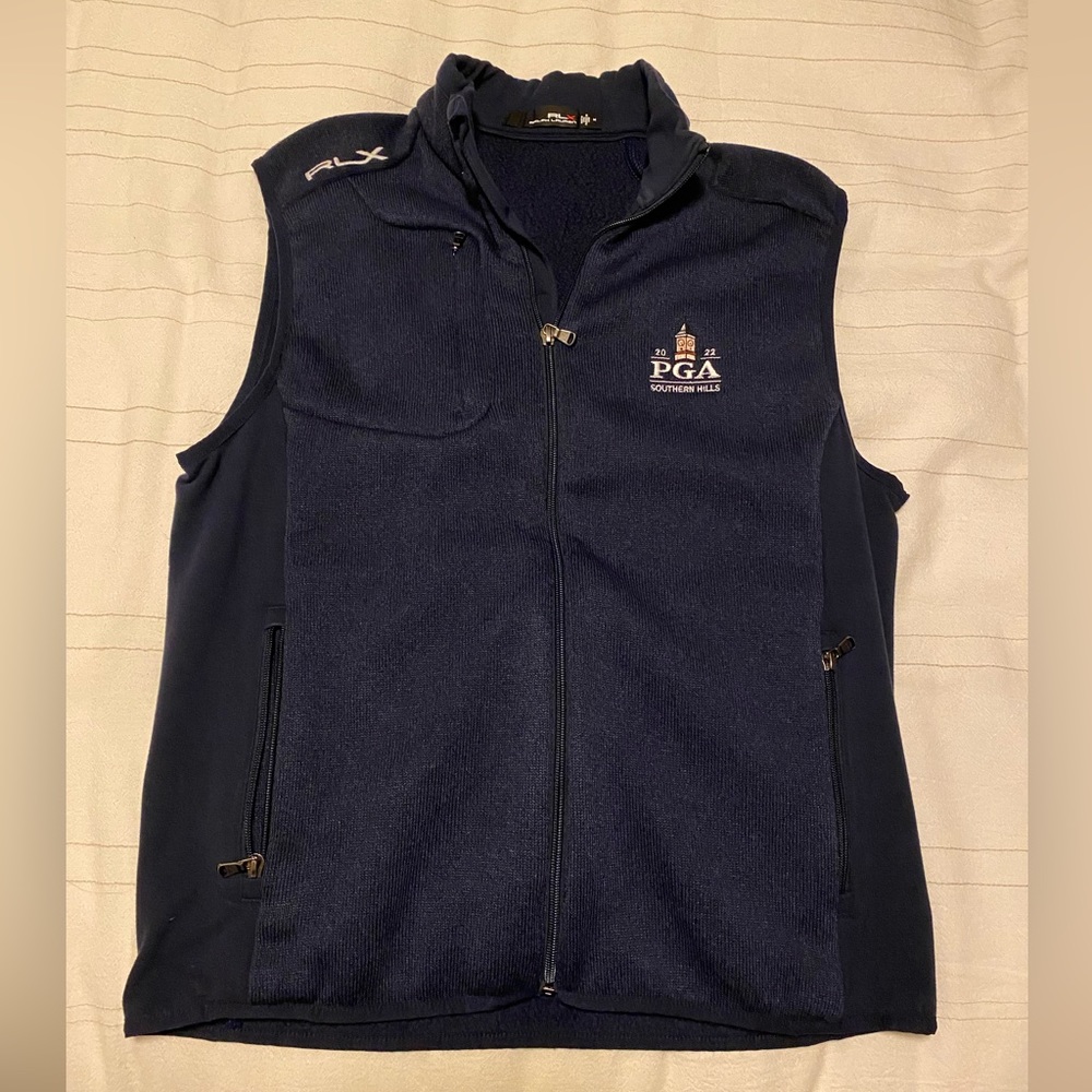 RLX Navy Men’s Golf Vest - Southern Hills ‘22 - Medium